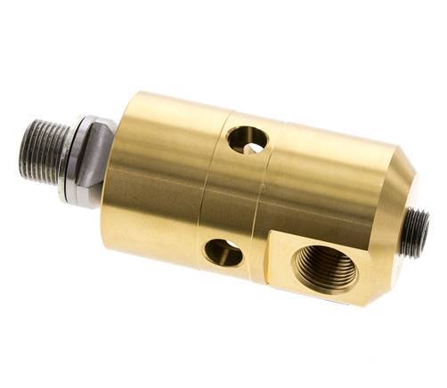 Drehdurchführung G3/8'' Innengewinde x G3/8'' Außengewinde Messing 50bar (702,5psi)