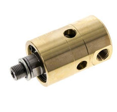 Rotary Joint G1/4'' Female x G1/4'' Male Brass 50bar (702.5psi)