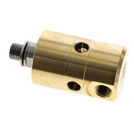 Drehdurchführung G1/4'' Innengewinde x G1/4'' Außengewinde Messing 50bar (702,5psi)