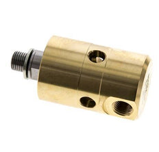 Drehdurchführung G1/4'' Innengewinde x G1/4'' Außengewinde Messing 50bar (702,5psi)