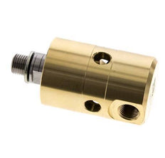 Drehdurchführung G1/4'' Innengewinde x G1/4'' Außengewinde links Messing 50bar (702.5psi)