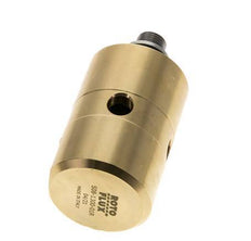 Drehdurchführung G1/4'' Innengewinde x G1/4'' Außengewinde links Messing 50bar (702.5psi)