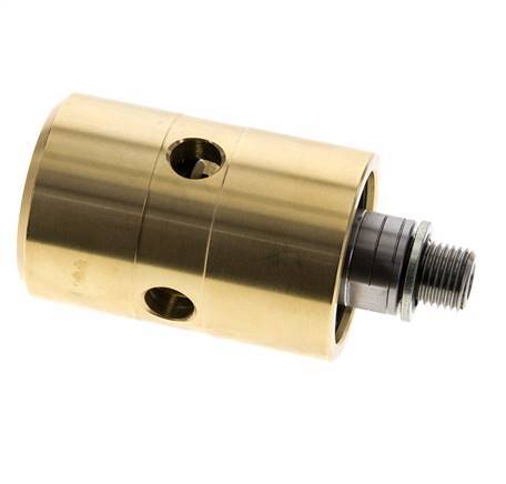 Drehdurchführung G1/4'' Innengewinde x G1/4'' Außengewinde links Messing 50bar (702.5psi)