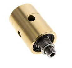 Drehdurchführung G1/4'' Innengewinde x G1/4'' Außengewinde links Messing 50bar (702.5psi)
