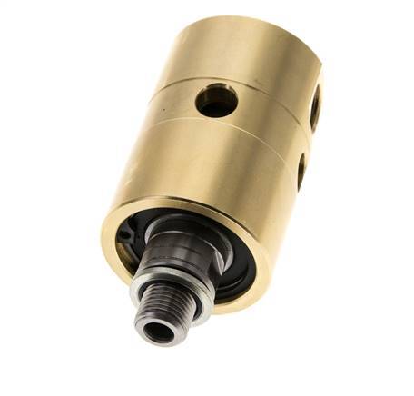 Drehdurchführung G1/4'' Innengewinde x G1/4'' Außengewinde links Messing 50bar (702.5psi)