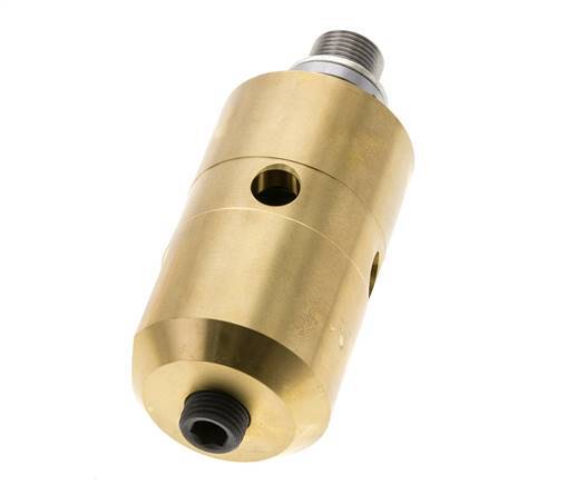 Drehdurchführung G3/8'' Innengewinde x G3/8'' Außengewinde links Messing 50bar (702,5psi)