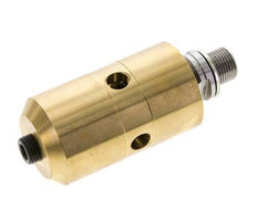 Drehdurchführung G3/8'' Innengewinde x G3/8'' Außengewinde links Messing 50bar (702,5psi)