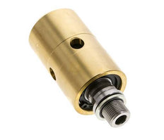 Drehdurchführung G3/8'' Innengewinde x G3/8'' Außengewinde links Messing 50bar (702,5psi)