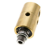 Drehdurchführung G3/8'' Innengewinde x G3/8'' Außengewinde links Messing 50bar (702,5psi)