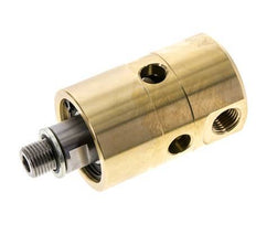 Drehdurchführung G1/4'' Innengewinde x G1/4'' Außengewinde Messing 50bar (702.5psi) Abrasive Medien