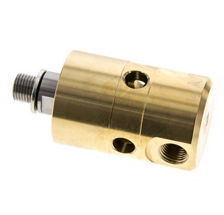 Drehdurchführung G1/4'' Innengewinde x G1/4'' Außengewinde Messing 50bar (702.5psi) Abrasive Medien