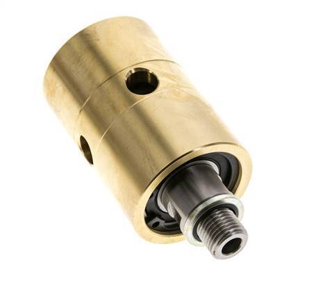 Drehdurchführung G1/4'' Innengewinde x G1/4'' Außengewinde Messing 50bar (702.5psi) Abrasive Medien