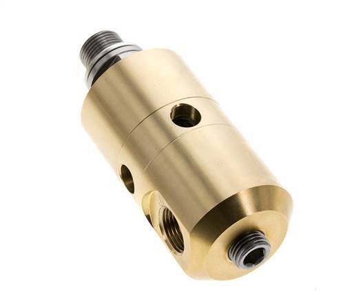 Drehdurchführung G3/8'' Innengewinde x G3/8'' Außengewinde Messing 50bar (702,5psi) Abrasive Medien