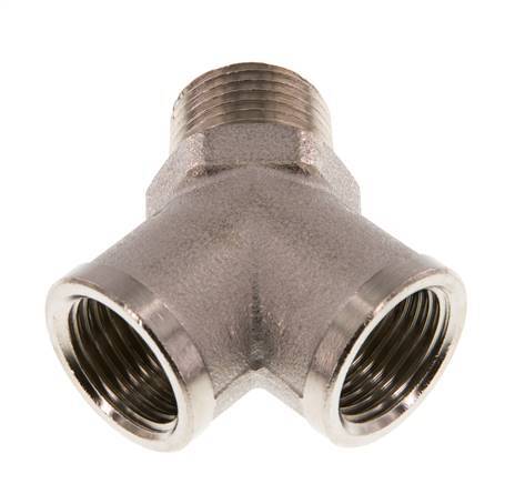 Y Fitting R1/2'' Male x G1/2'' Female nickel-plated 16bar (224.8psi)