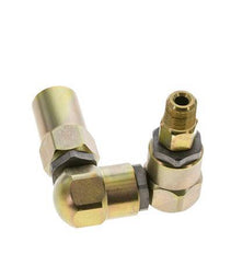 Drehgelenk 3/8'' NPT Außengewinde x 1/2'' NPT Innengewinde Z-Form Stahl PTFE 350bar (4917.5psi)