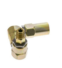 Drehgelenk 3/8'' NPT Außengewinde x 1/2'' NPT Innengewinde Z-Form Stahl PTFE 350bar (4917.5psi)