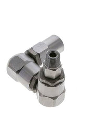 Drehgelenk 3/8'' Außengewinde R x Innengewinde Rp Z-Form Stahl NBR 350bar (4917.5psi)