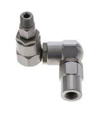 Drehgelenk 3/8'' Außengewinde R x Innengewinde Rp Z-Form Stahl NBR 350bar (4917.5psi)