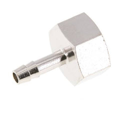 G 1/2'' x 6mm Nickel plated Brass Hose barb 16 Bar [2 Pieces]
