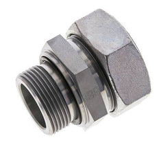 G 1 1/4'' Außengewinde x 42L Verzinkter gerader Schneidring aus Stahl mit FKM-Dichtung 160 bar DIN 2353
