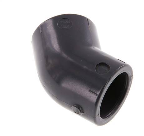 PVC 45deg Elbow Fitting Socket 20x28mm [5 Pieces]
