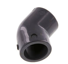 PVC 45deg Elbow Fitting Socket 20x28mm [5 Pieces]