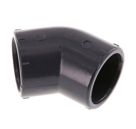 PVC 45deg Elbow Fitting Socket 32x41mm [2 Pieces]