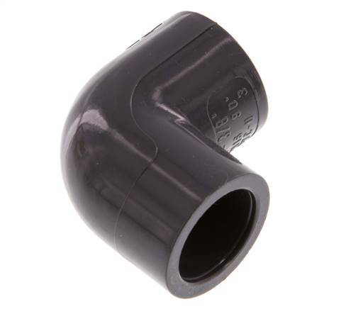 PVC 90deg Elbow Fitting Socket 16x23mm [10 Pieces]