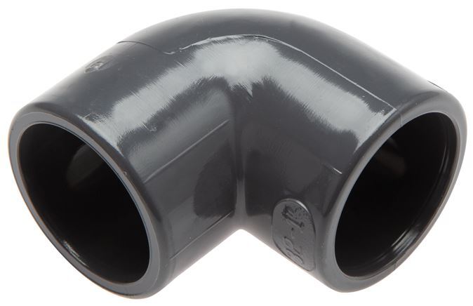 PVC 90deg Elbow Fitting Socket 20x27mm [10 Pieces]