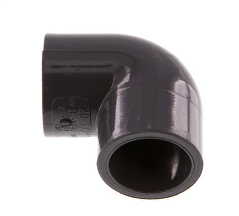 PVC 90deg Elbow Fitting Socket 20x27mm [10 Pieces]