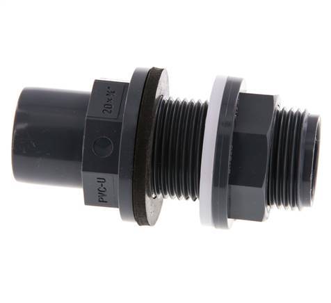 PVC Bulkhead Fitting Socket 20x25mm