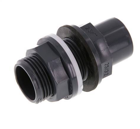 PVC Bulkhead Fitting Socket 25x32mm