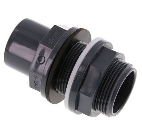 PVC Bulkhead Fitting Socket 32x40mm
