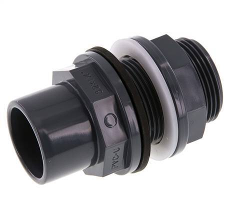 PVC Bulkhead Fitting Socket 32x40mm