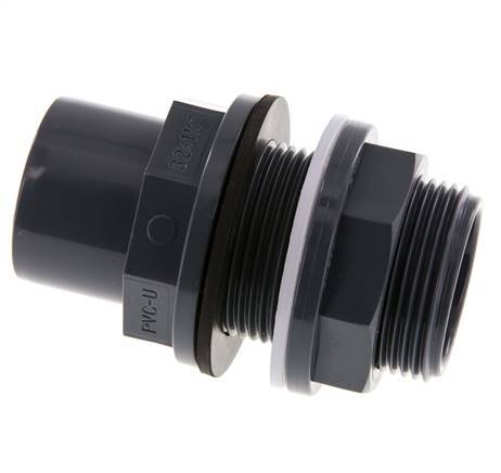 PVC Bulkhead Fitting Socket 32x40mm