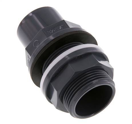 PVC Bulkhead Fitting Socket 32x40mm