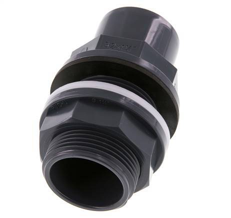 PVC Bulkhead Fitting Socket 32x40mm