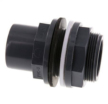 PVC Bulkhead Fitting Socket 40x50mm
