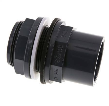 PVC Bulkhead Fitting Socket 50x63mm