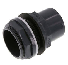 PVC Bulkhead Fitting Socket 63x75mm