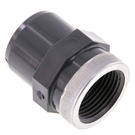 PVC Fitting Male Socket 40mm x Female Rp 1'' [2 Pieces]