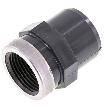 PVC Fitting Male Socket 40mm x Female Rp 1'' [2 Pieces]