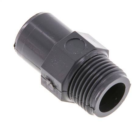PVC Fitting Female Socket 12x16mm x Male G 3/8'' [5 Pieces]