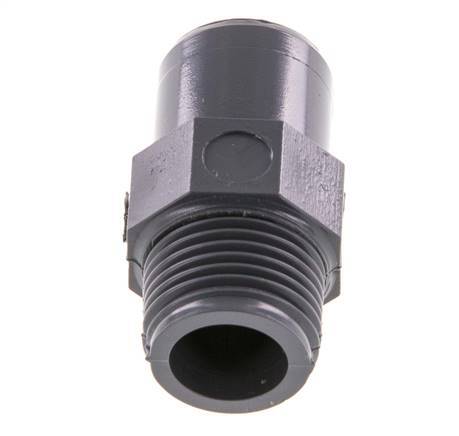 PVC Fitting Female Socket 12x16mm x Male G 3/8'' [5 Pieces]