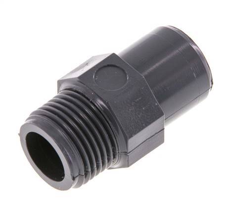 PVC Fitting Female Socket 12x16mm x Male G 3/8'' [5 Pieces]
