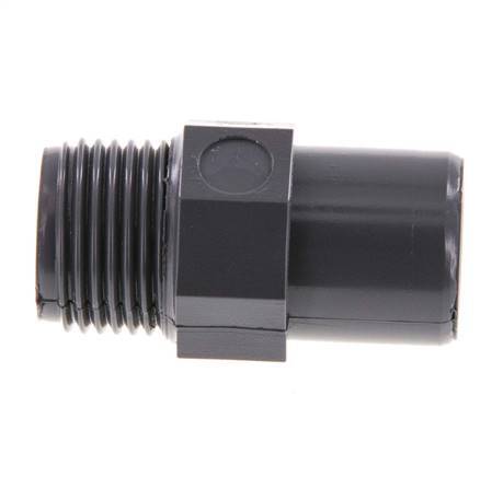 PVC Fitting Female Socket 12x16mm x Male G 3/8'' [5 Pieces]