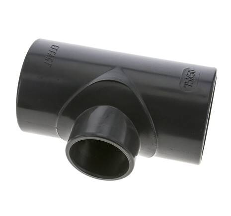 PVC Reducing Tee Fitting Socket 75 to 50mm