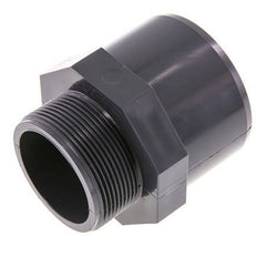 PVC Fitting Female Socket 63x75mm x Male G 2'' [2 Pieces]