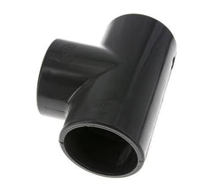 PVC Tee Fitting Female Socket 75mm x Female Rp2-1/2''