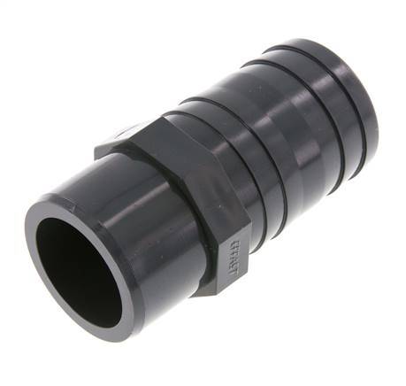 PVC Fitting Socket 50mm with Hose Barb 50mm (2'') [2 Pieces]
